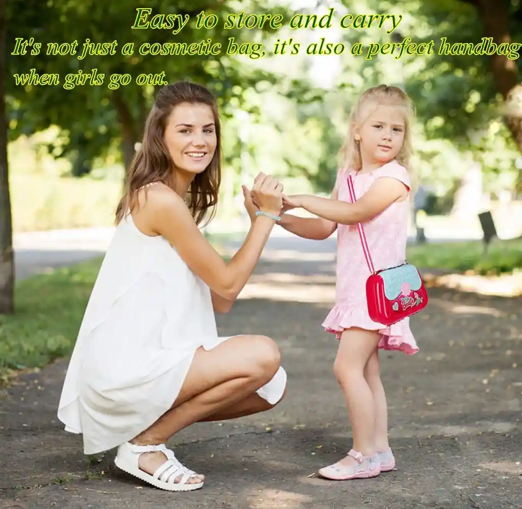 Maleta Bolso Belleza Con Accesorios 2 En 1 Niña