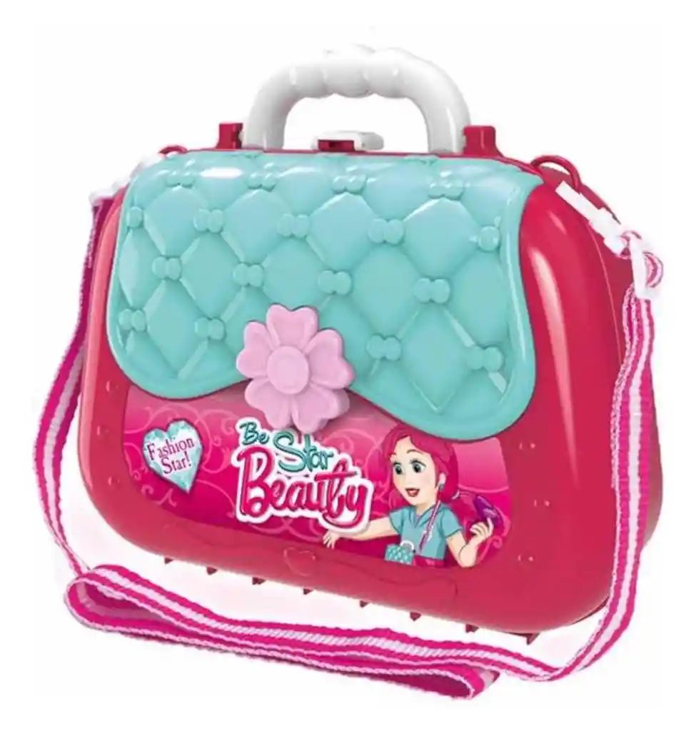 Maleta Bolso Belleza Con Accesorios 2 En 1 Niña