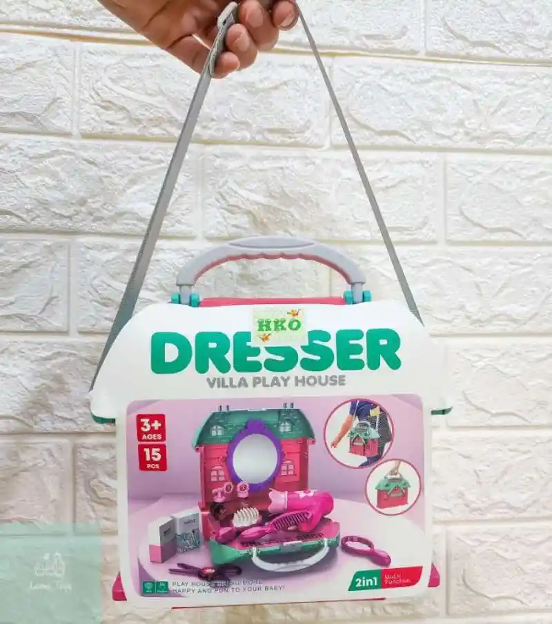 Maleta Mini Belleza Juego Niña Rool Con Accesorios