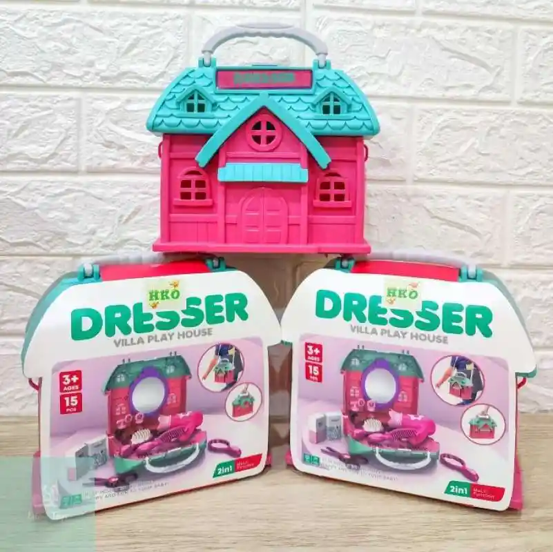 Maleta Mini Belleza Juego Niña Rool Con Accesorios