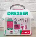 Maleta Mini Belleza Juego Niña Rool Con Accesorios