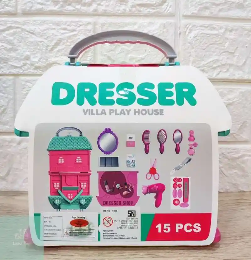 Maleta Mini Belleza Juego Niña Rool Con Accesorios
