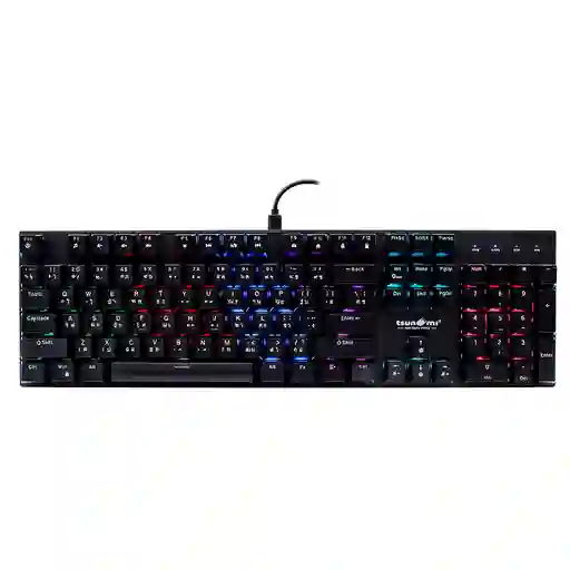 Teclado Gamer Mecánico Mk3200 Switch Blue Ingles