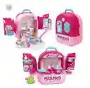 Cocina Para Niña Maleta 3 En 1 Hogar Gran Variedad De Accesorios