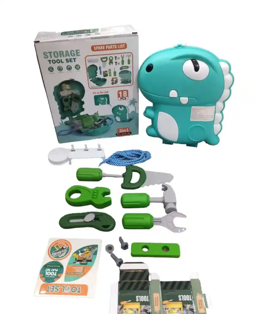 Maleta Dinosaurio Herramientas O Helados