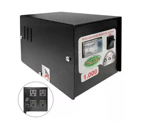 Estabilizador De Voltaje Potencia: 1000w 4 Salidas