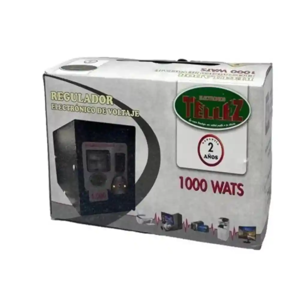 Estabilizador De Voltaje Potencia: 1000w 4 Salidas