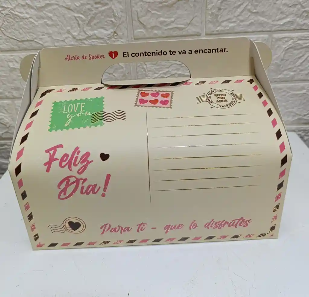 Caja Estampada Medida 18x25x10cm
