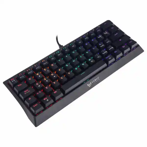 Teclado Gaming 60% Gmt-962r Swich Rojo