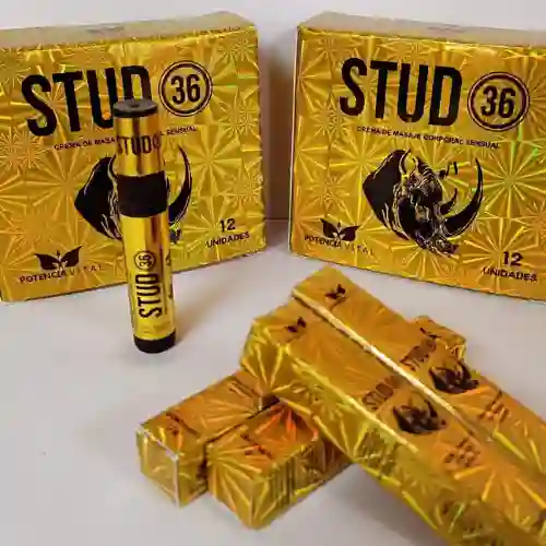 Retardante Rhino Dorado Stud 36