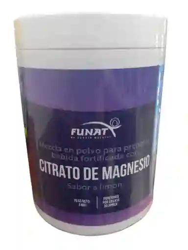 Citrato De Magnesio En Polvo Sabor A Limon X 240 Gms Funat