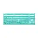 Teclado Gamer Mecanico Maxfit87 Mk856 Verde Menta