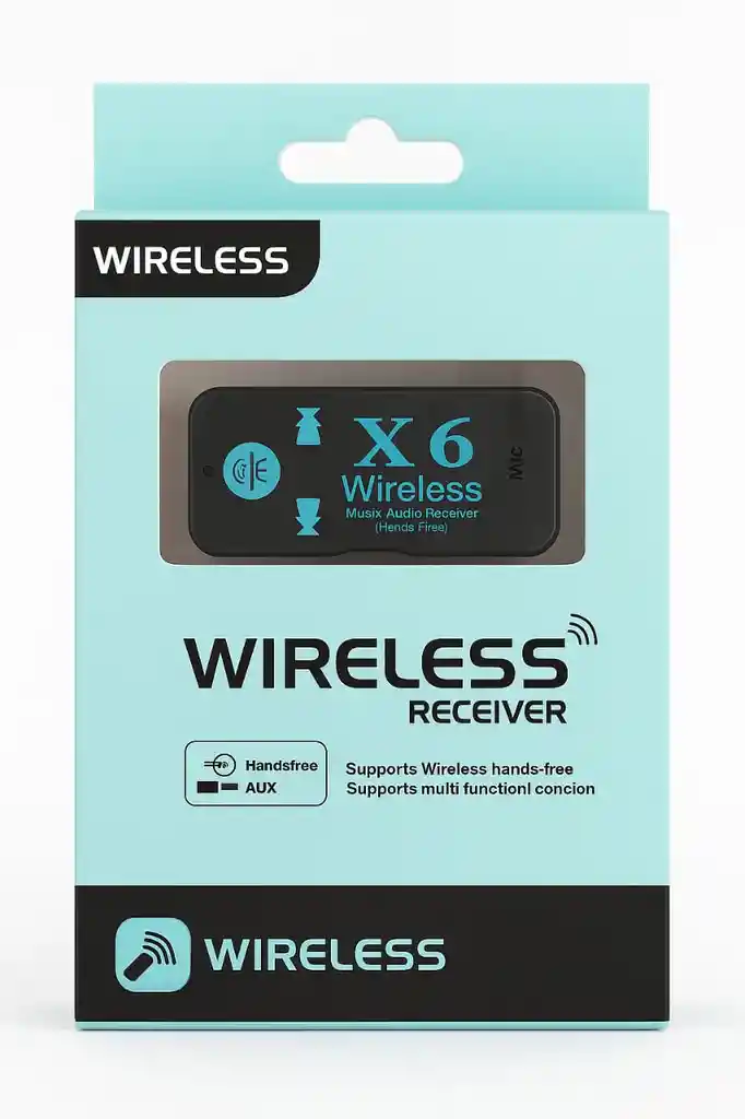 Receptor Bluetooth X6 Para Auto – Manos Libres Y Música