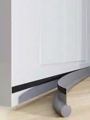 Cubre Puertas Autoadhesivo | Tapon Puerta Burlete Sello Insectos Polvo *gris*