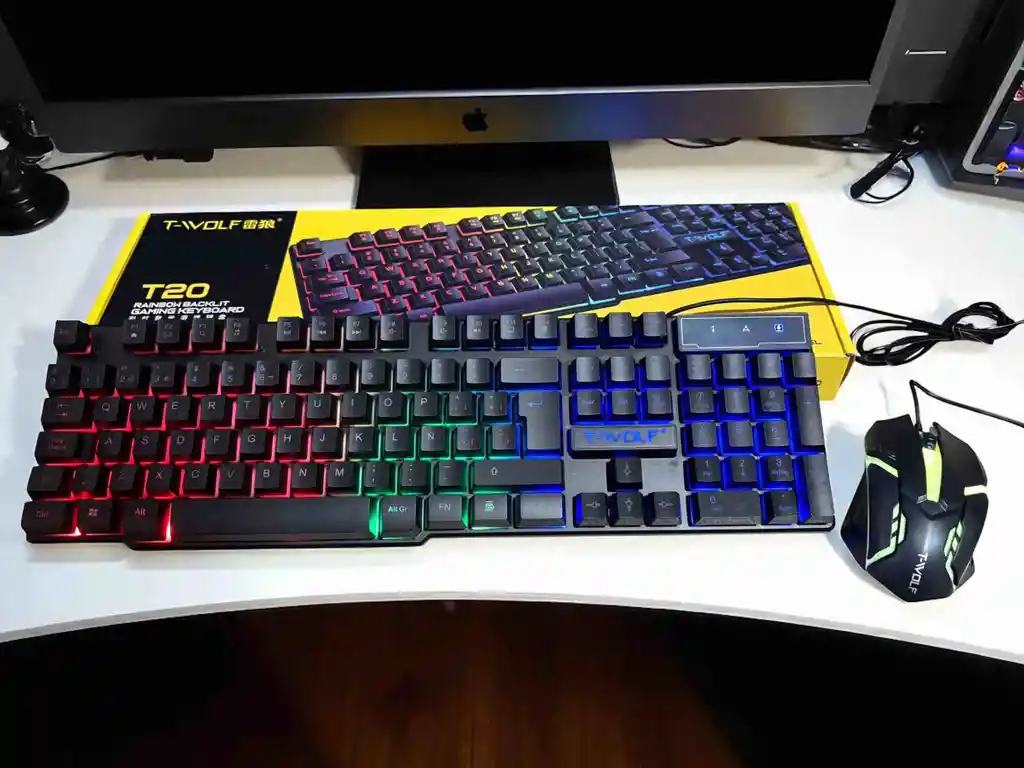 Combo Gamer Teclado + Mouse Retroiluminado