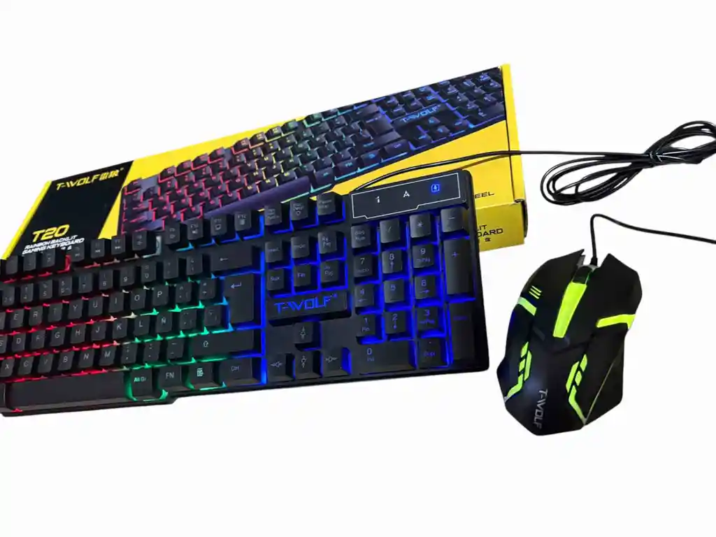 Combo Gamer Teclado + Mouse Retroiluminado