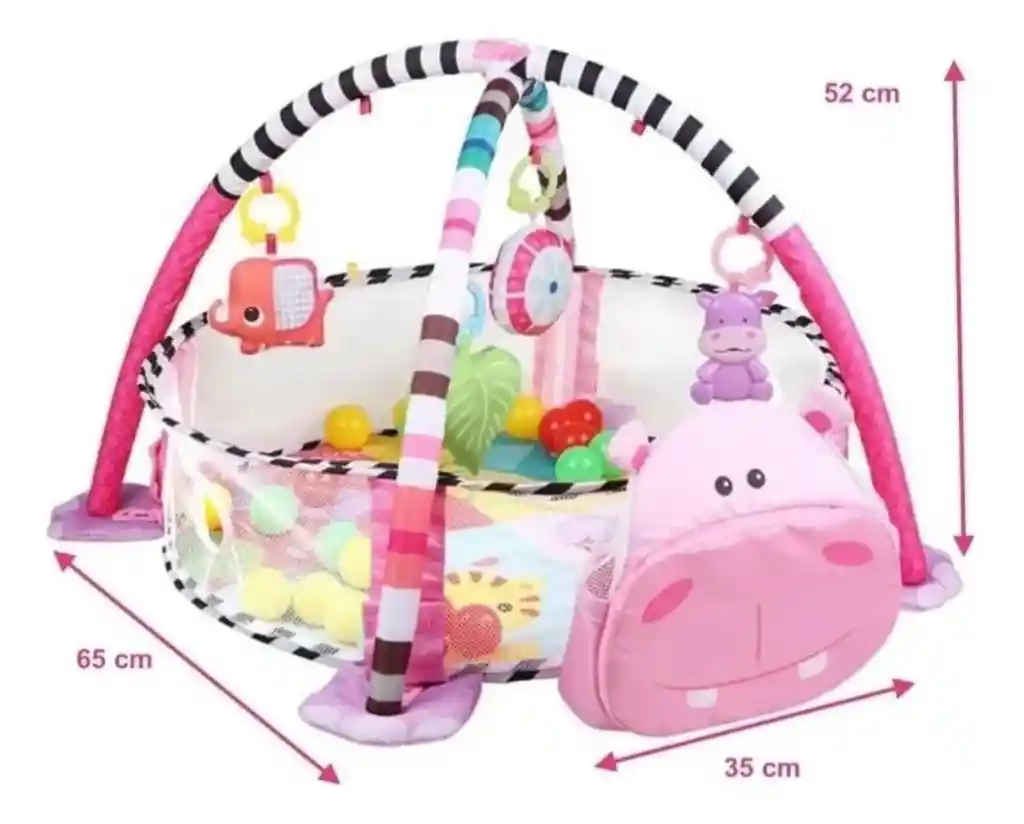 Gimnasio Y Corral Para Bebe Hipopotamo