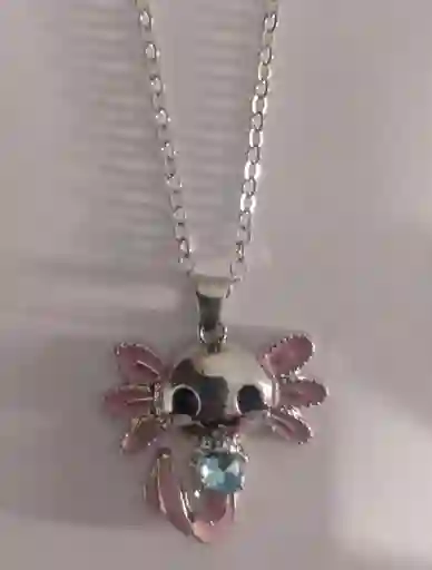 Collar Con Colgante De Sirena De Moda (azul Claro)