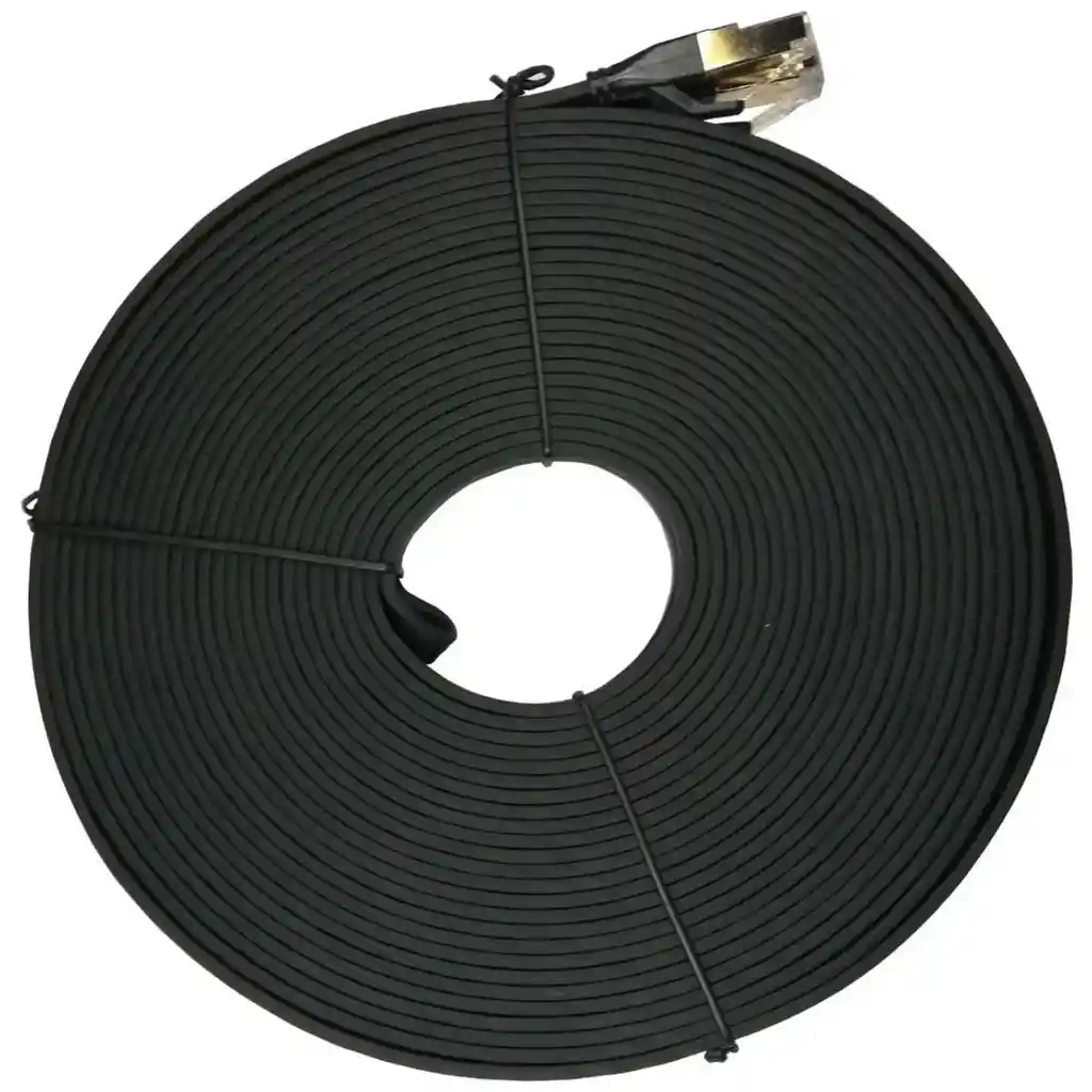 Cable De Red Ethernet Categoría 8 De 20 Metros Plano