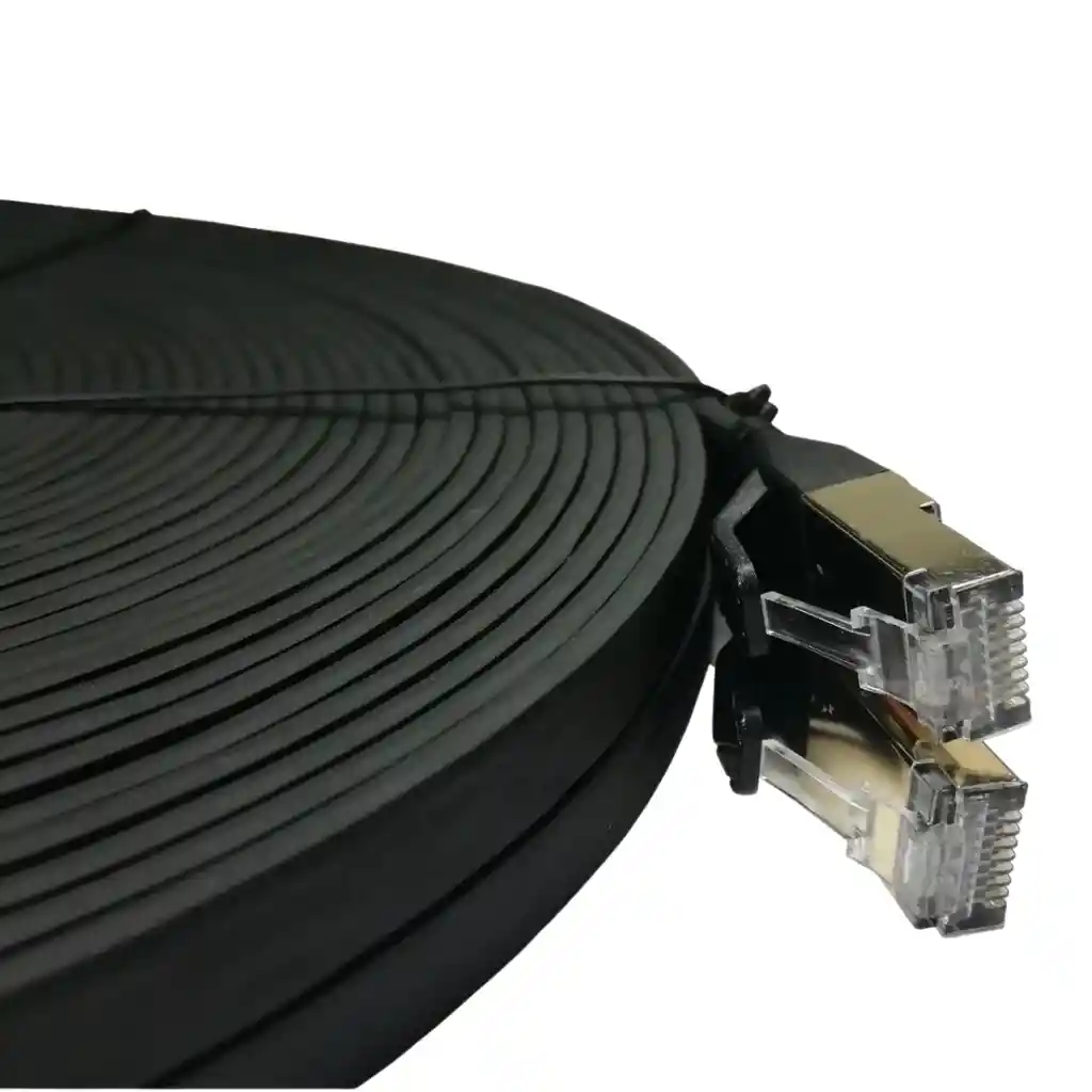 Cable De Red Ethernet Categoría 8 De 20 Metros Plano