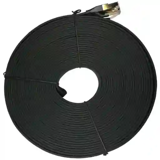 Cable De Red Ethernet Categoría 8 De 25 Metros Plano