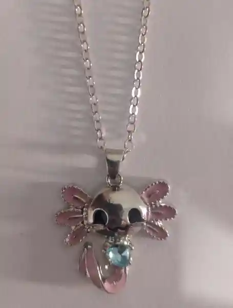 Collar Con Colgante De Sirena De Moda (azul Claro)