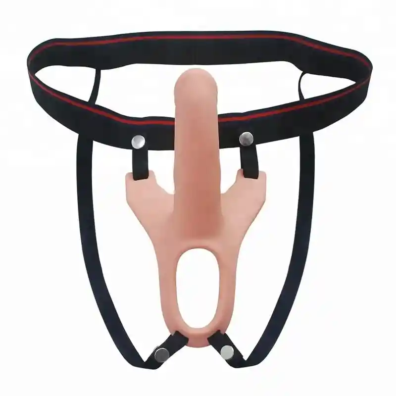 Arnés Strap On Tipo Funda 6.7" Aphrodisia Piel