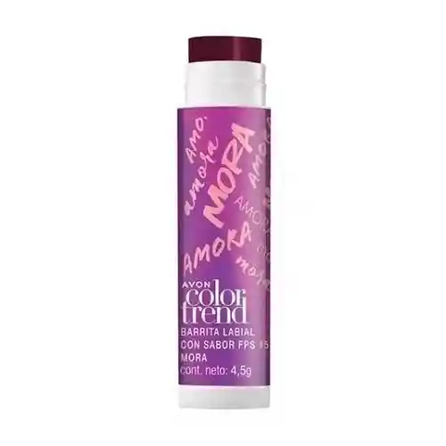 Labial Hidratante Con Aroma Mora