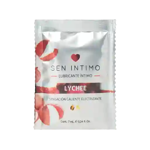 Lubricante Caliente Electrizante Sabor Lychee 7ml Sen Intimo