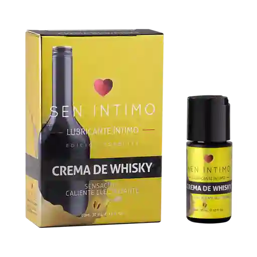Lubricante Caliente Electrizante Sabor Crema De Whisky 30ml Sen Intimo