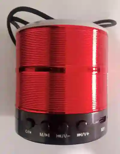 Parlante 887 Rgb Rojo