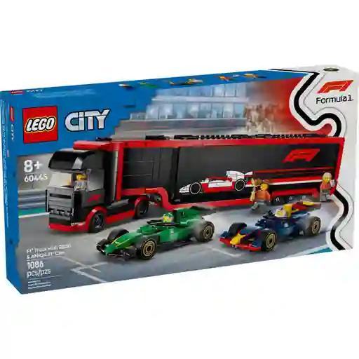 Lego Set de Construcción Camión F1 Con Coches de F1 RB20 y AMR24