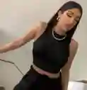 Crop Top Dior Negro