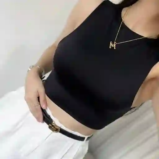 Crop Top Dior Negro