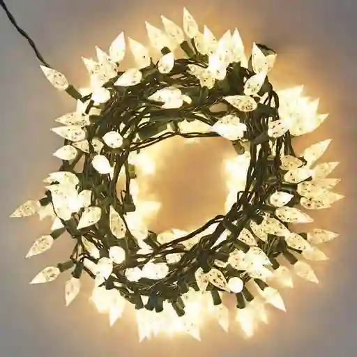 Luces Led C6 De Colores Cambiantes Con Corte De Diamante 200 Luces Para Interiores Y Exteriores