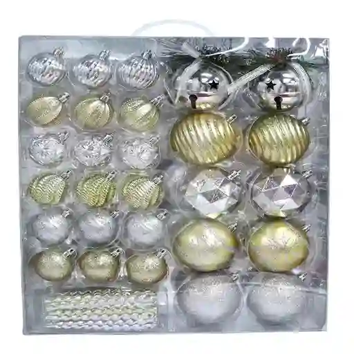 Juego De Decoración Navideña 80 Piezas