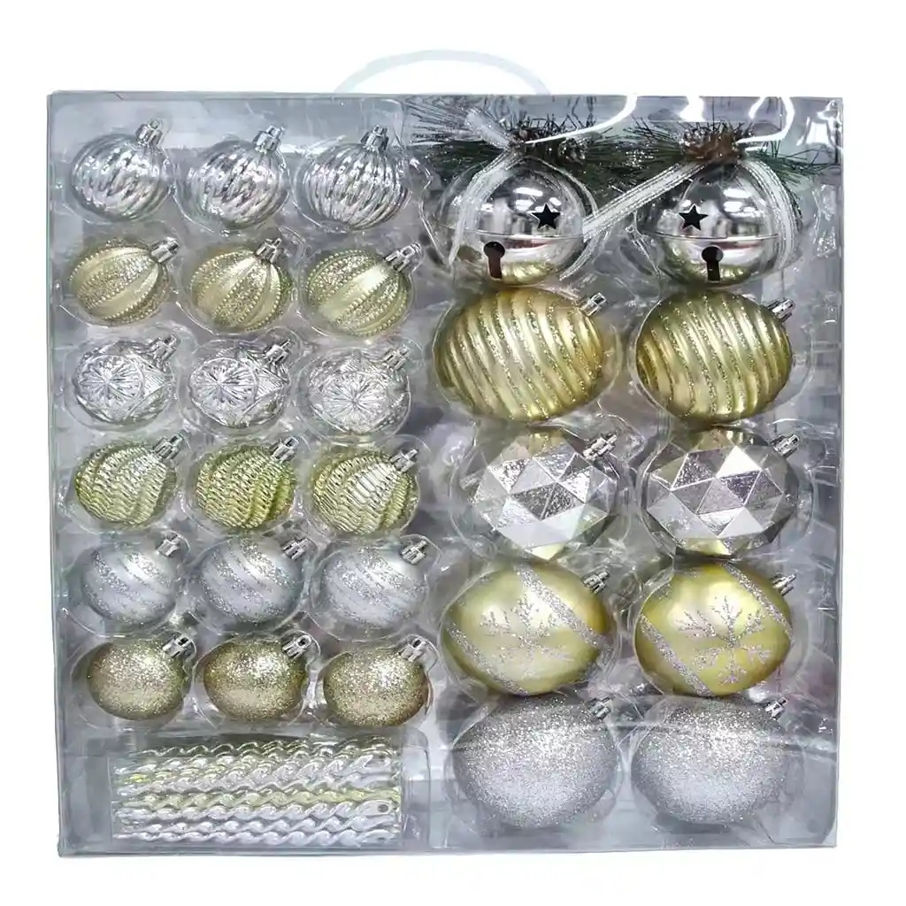Juego De Decoración Navideña 80 Piezas