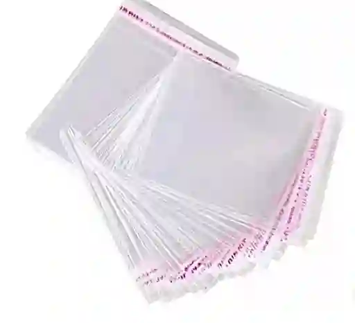 Bolsas Celofan 10x15 Cms Con Adhesivo