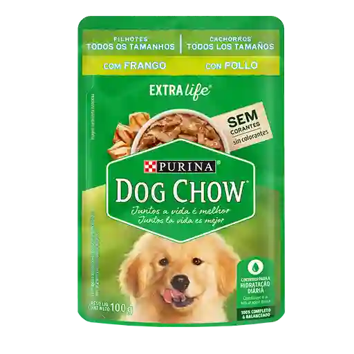 Comida Húmeda Para Perro Dog Chow Cachorro Pollo X 100 Gr