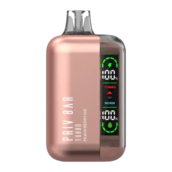 Vapeador Priv Bar Turbo Bayas & Durazno 15.000 Puffs