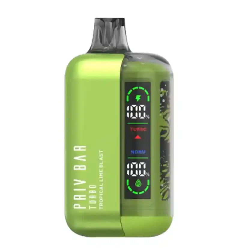Vapeador Priv Bar Turbo Lima Tropical 15.000 Puffs