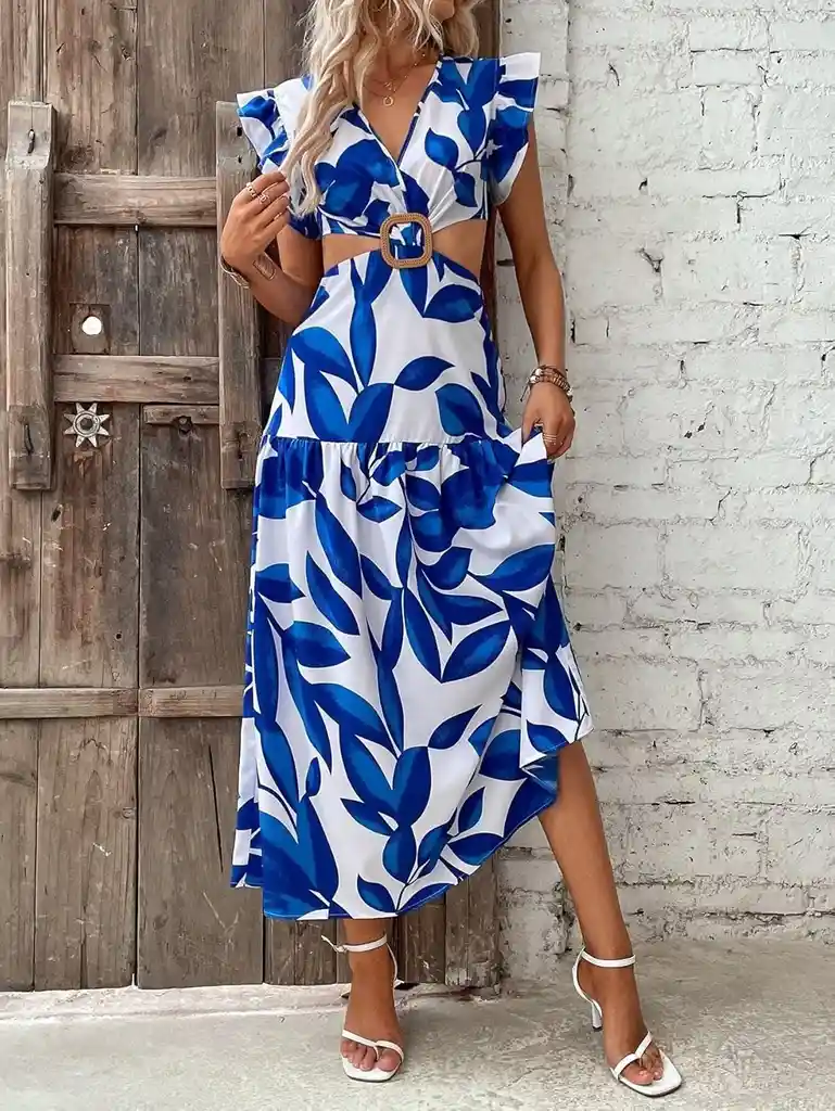 Vestido Verano Unicolor Talla S/m