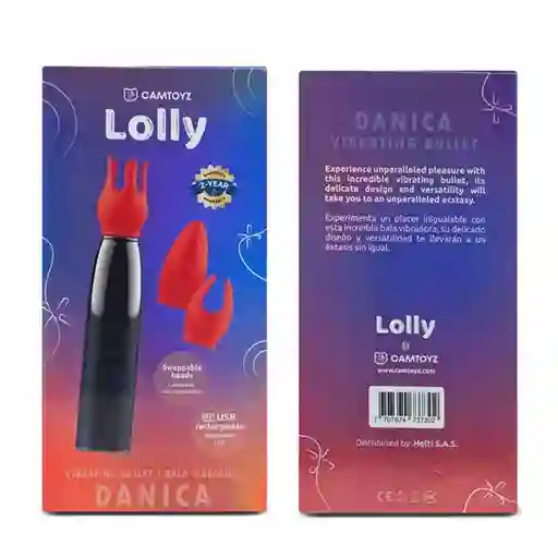 Bala Vibradora Danica Lolly