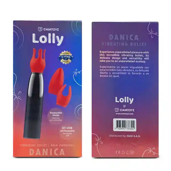 Bala Vibradora Danica Lolly