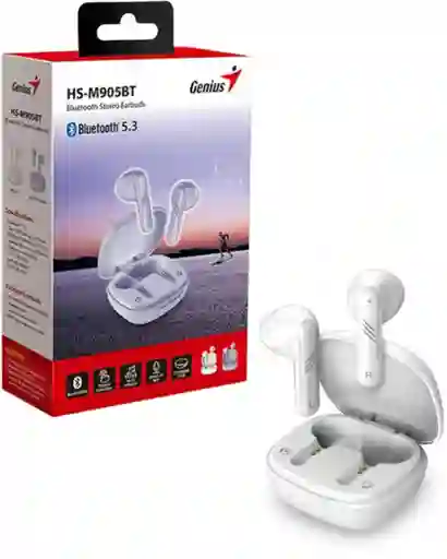 Audifonos Earbuds Genius Bluetooth Hs-m905bt