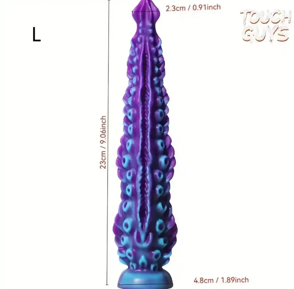 Dildo Consolador 23cm Alienígena Masturbador Realista Tentaculo Juguetes Para Adultos Vagina Unisex Gay Bondage Sadomasoquismo