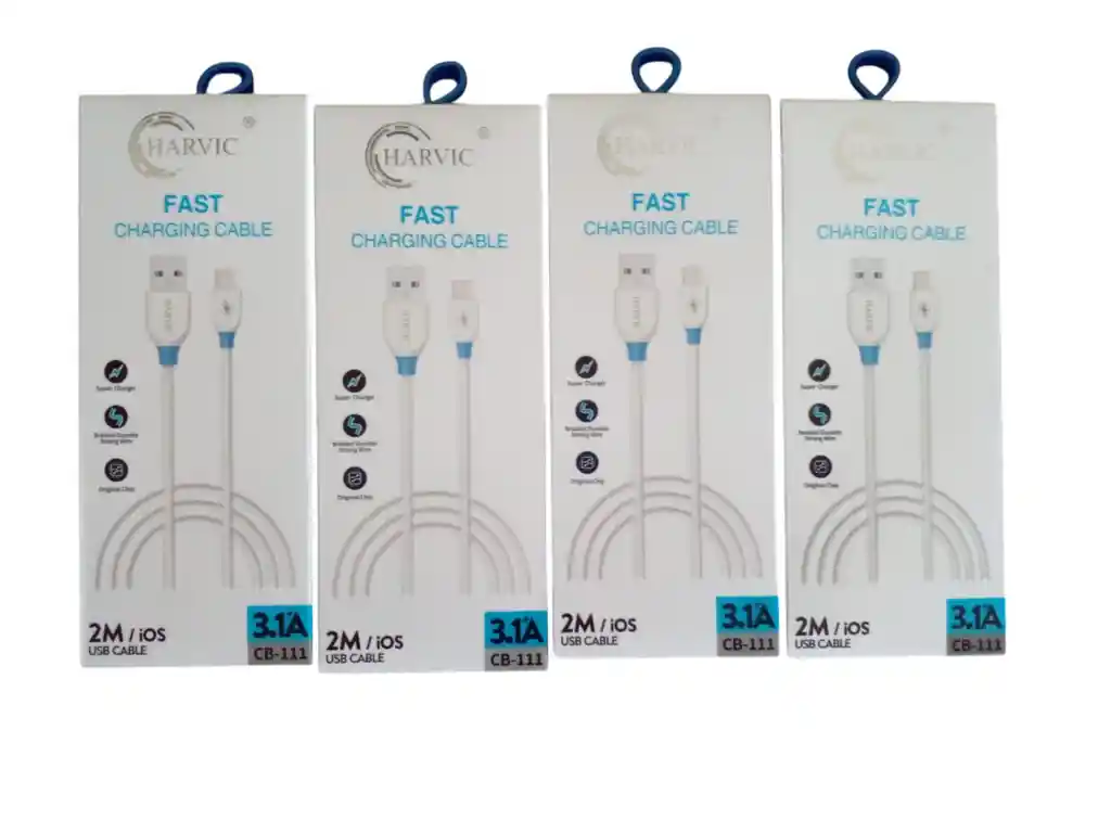 Cable Celular Lightining A Usb Harvic Cb-111