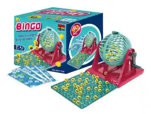 Bingo Juego De Mesa 90 Balotas Mas 12 Cartones