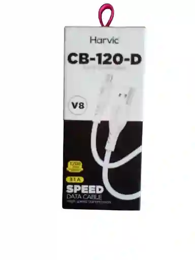 Cable V8 (usb-a) Harvic Cb-120-d