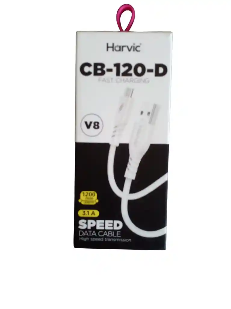 Cable V8 (usb-a) Harvic Cb-120-d